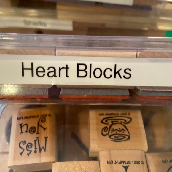 Stampin' Up! Heart Blocks Set Stampin Up - Picture 3 of 3